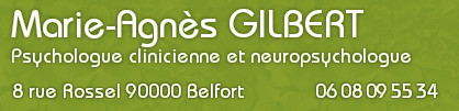 Marie Agnès Gilbert, psychologue à Belfort